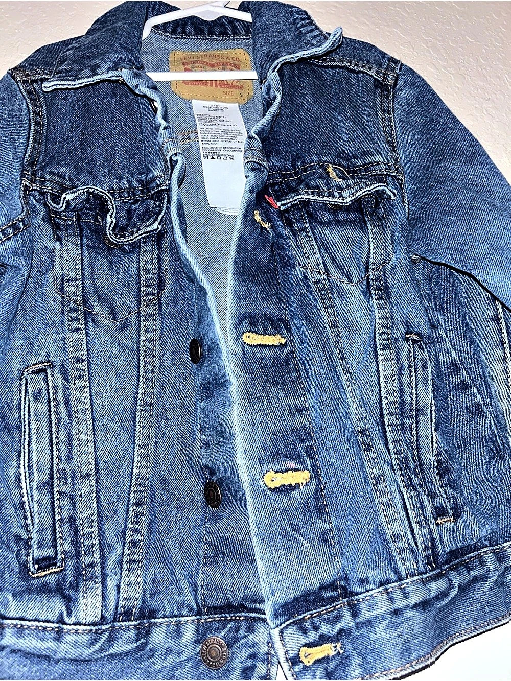 Levi's Kids Denim Jacket Size Small - Picture 3 of 11